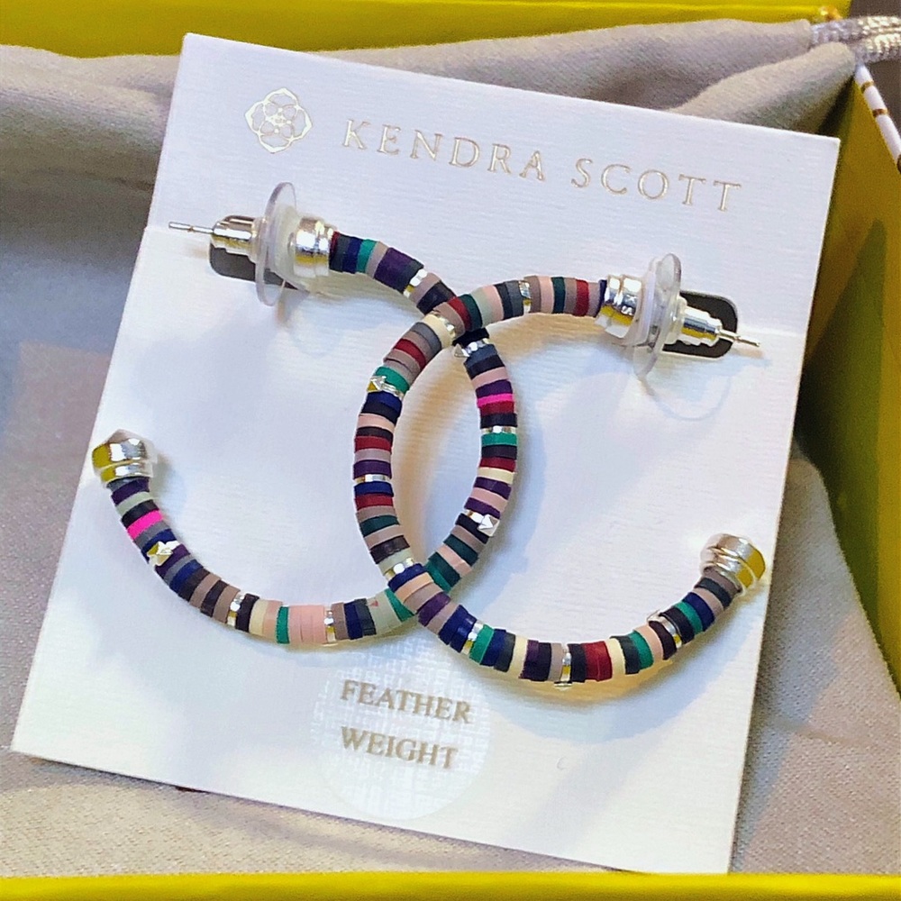 Kendra Scott Reece Neutral Hoops SML